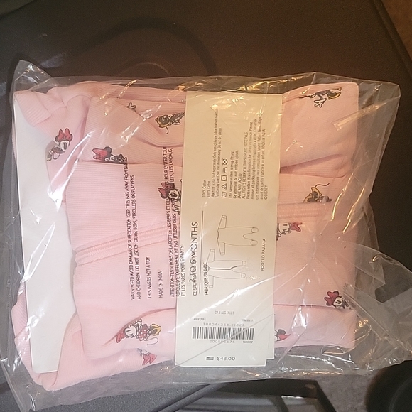 Disney Janie and Jack Footed PJ - Picture 2 of 4